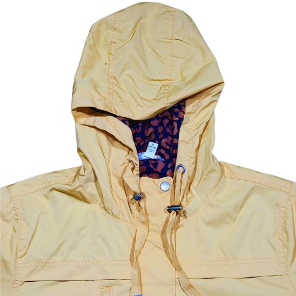 Time And Tru Women's Yellow Jacket Lightweight Wind Resistant Anorak (SZ US L/G) - Picture 2 of 7